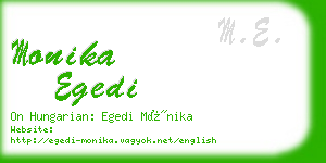 monika egedi business card